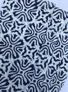 Navy and white twirl 100% cotton napkins - 52cm/20.5" square - £25 for 4